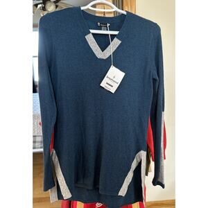 Smartwool Shadow Pine Tunic Sweater Size XS Deep Marlin Heather